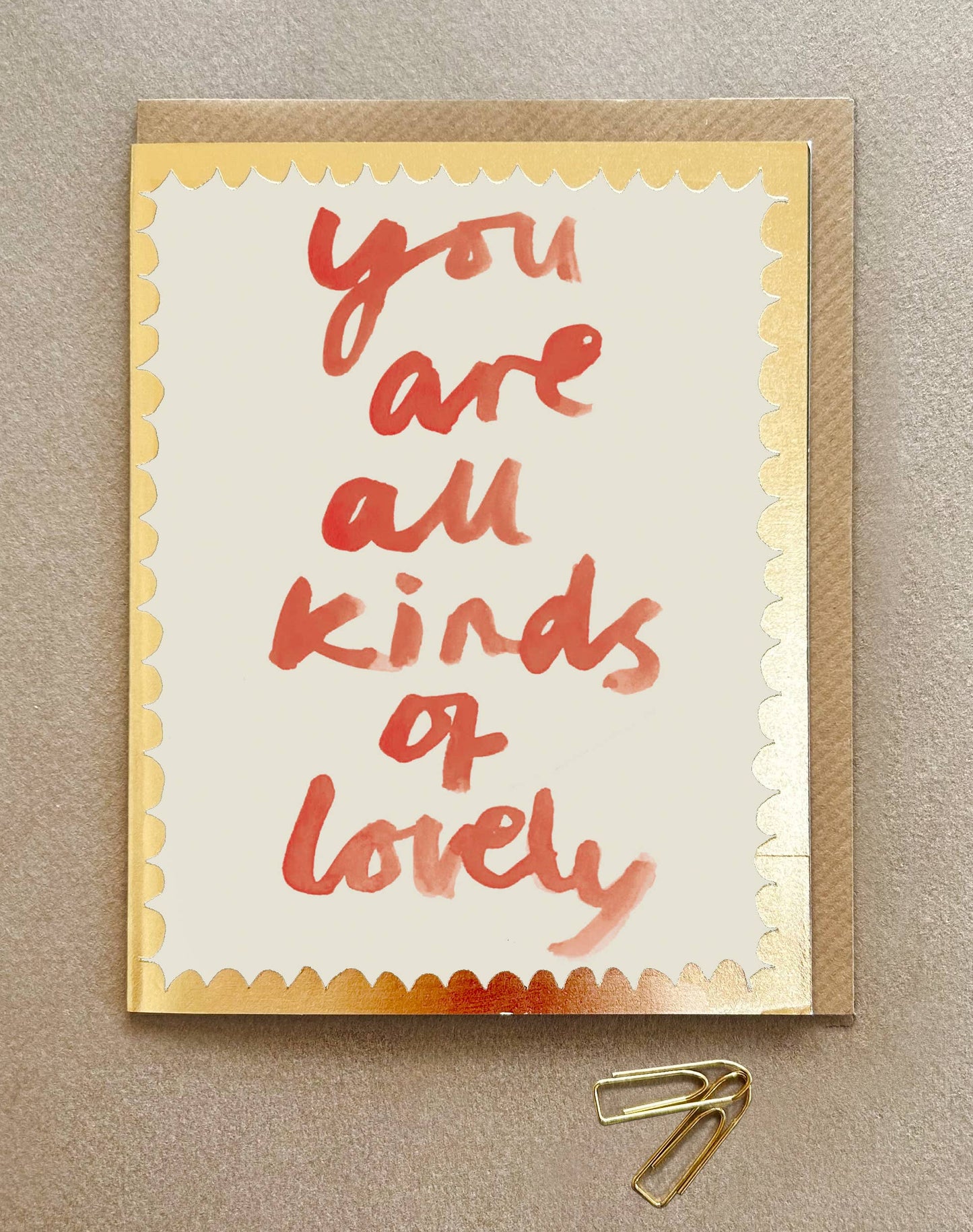 'You Are All Kinds Of Lovely' Greetings Card - FP3446