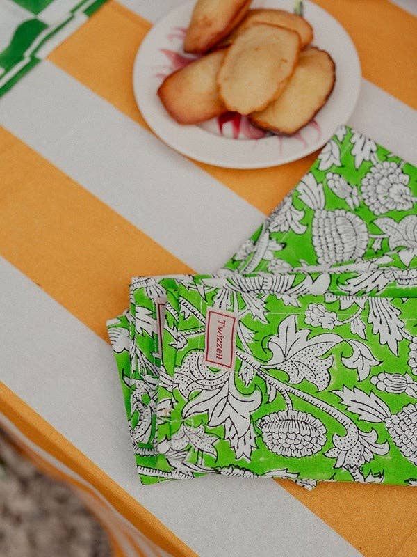 Yellow Stripe Tablecloth