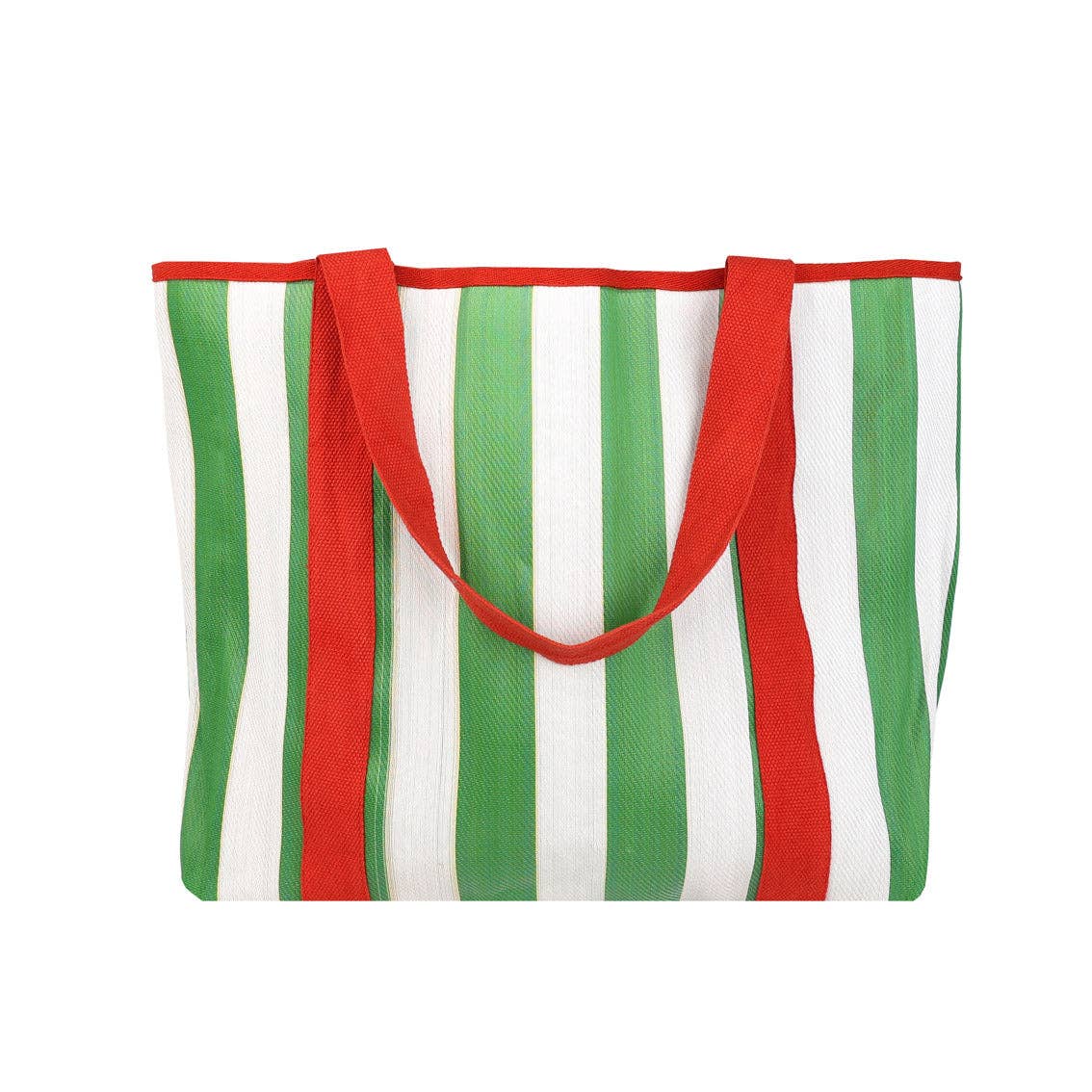 Recycled Plastic Olive Tote Bag | Summer Decor |