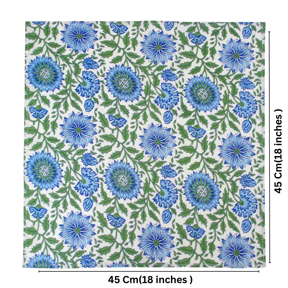 Dinner napkins - Set of 10pc Multicolour 18'' Napkins S2