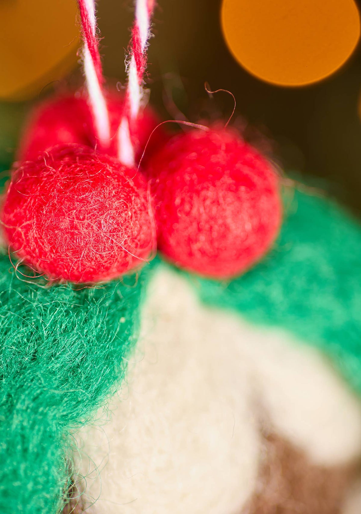 Felt Christmas Pudding Bauble