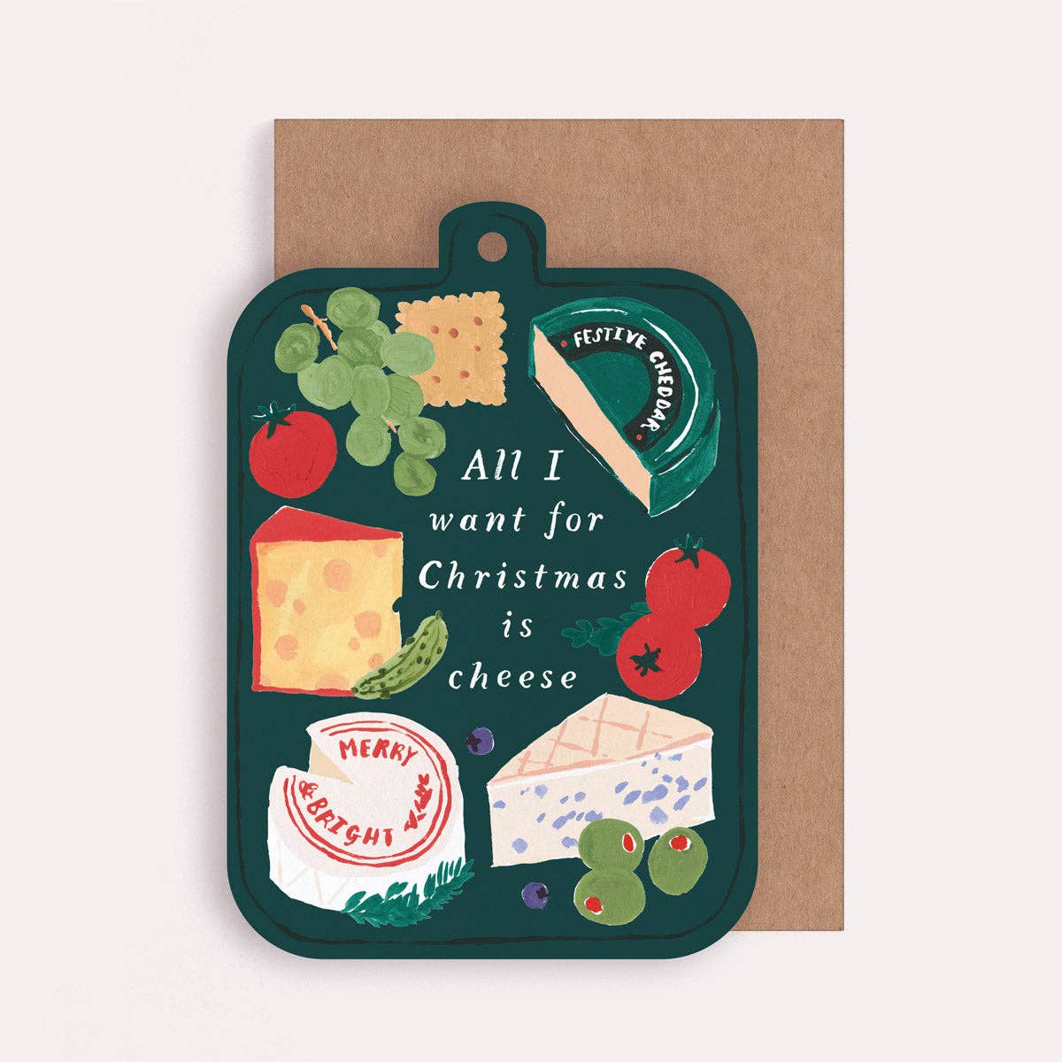 Cheeseboard Christmas Card | Holiday Cards | Christmas 2026