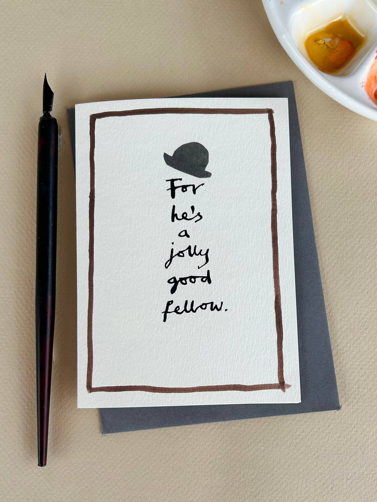 ' Jolly Good Fellow Greetings Card FP3656