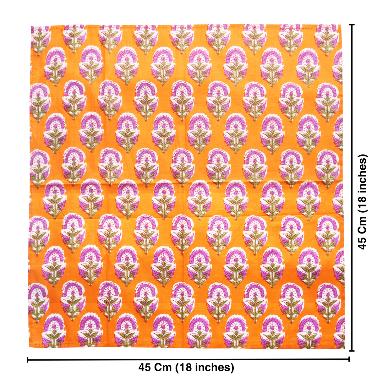 Dinner napkins - Se of 10pc Multicolor 18'' Napkins