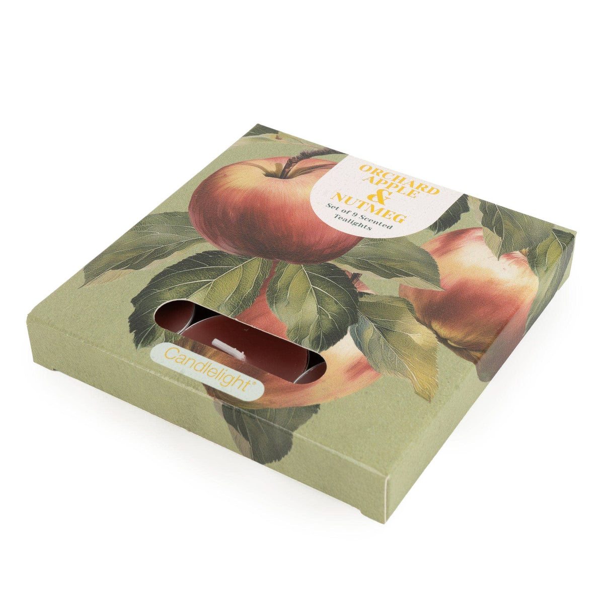 Set of 9 Tealights - Orchard Apple & Nutmeg 6pk