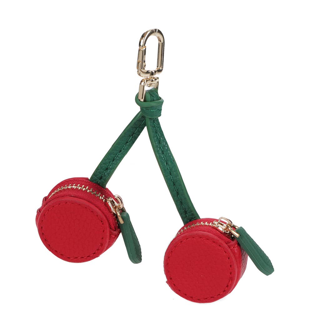 Fruity keyring bag charm - Cherry