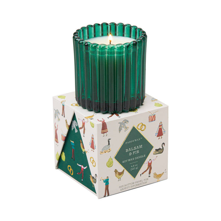 Green Balsam Fir Christmas candle from Bodnant’s Christmas gift selection