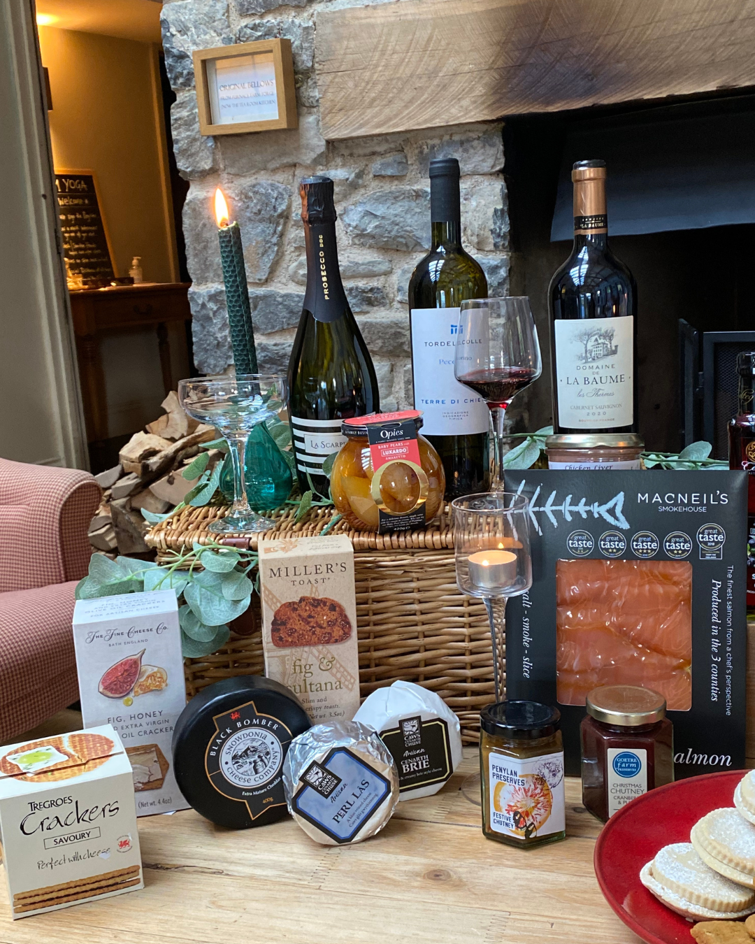 welsh cheese and wine