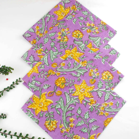 Dinner napkins  - Purple Magic 18'' & 20''