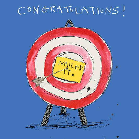 'Nailed It' Greetings Card , FP604