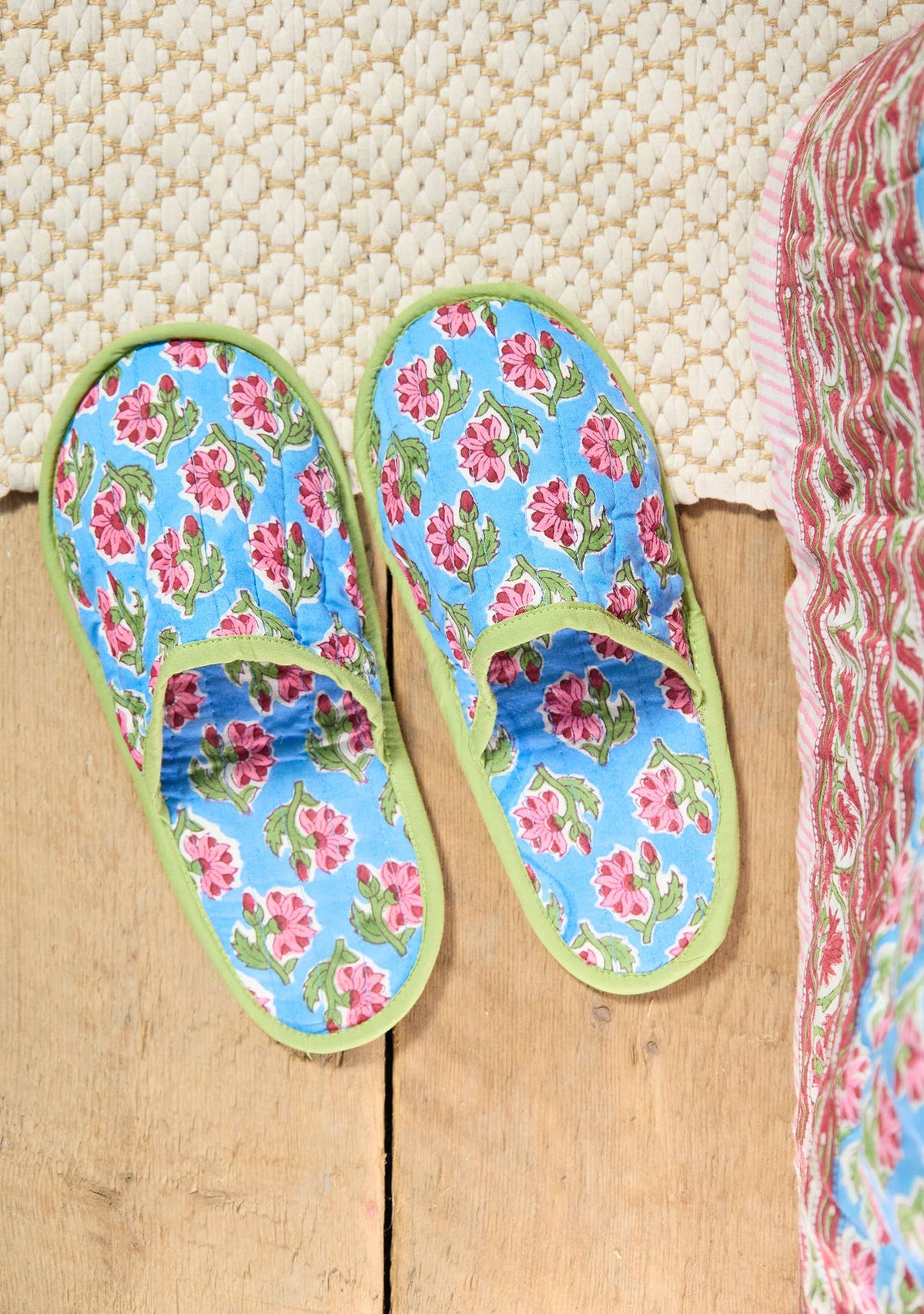 Taruni Block Print Travel Slippers