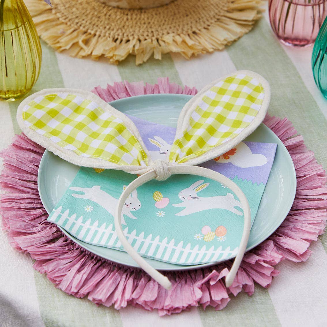 Colourful Raffia Placemats | Starter Set| Summer |