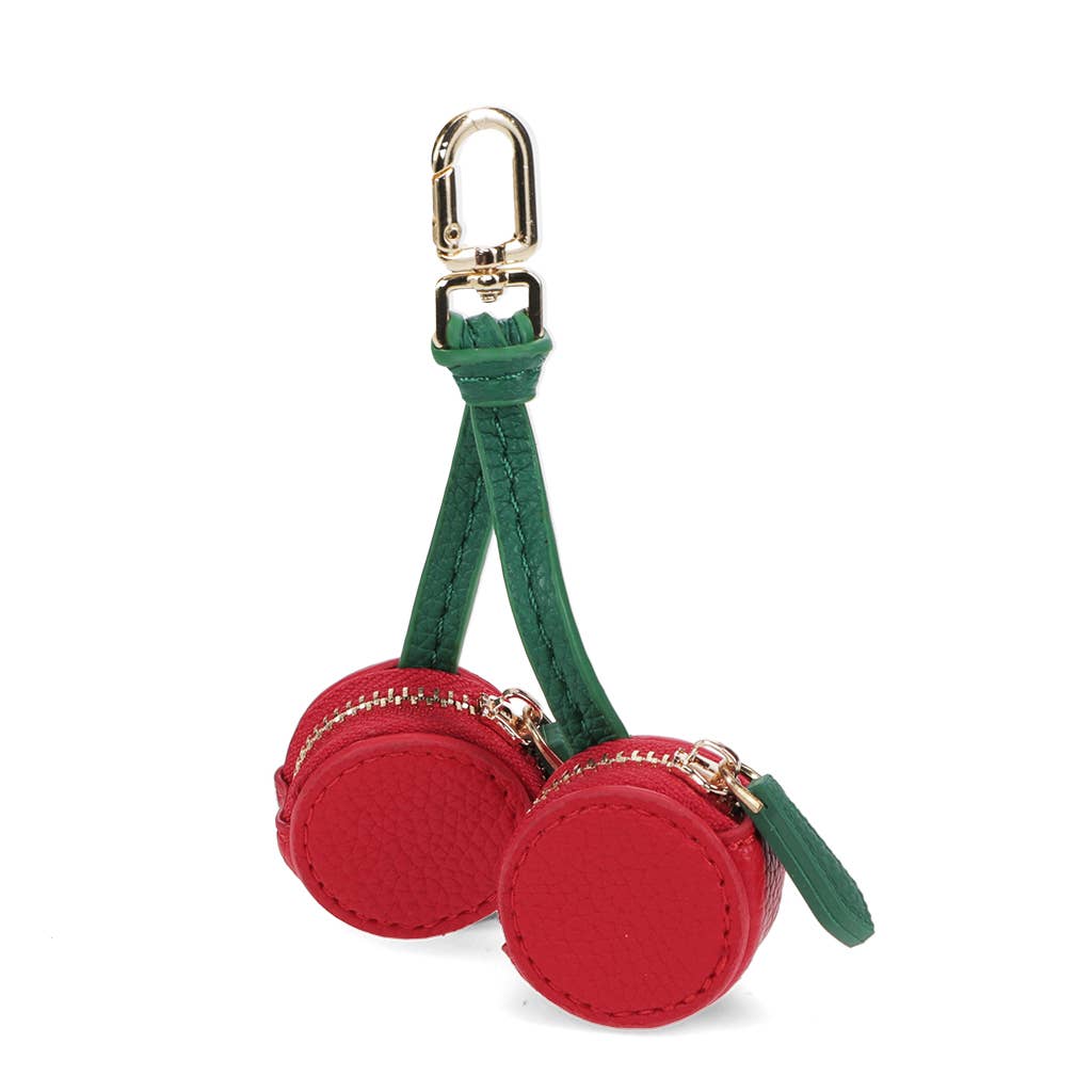 Fruity keyring bag charm - Cherry