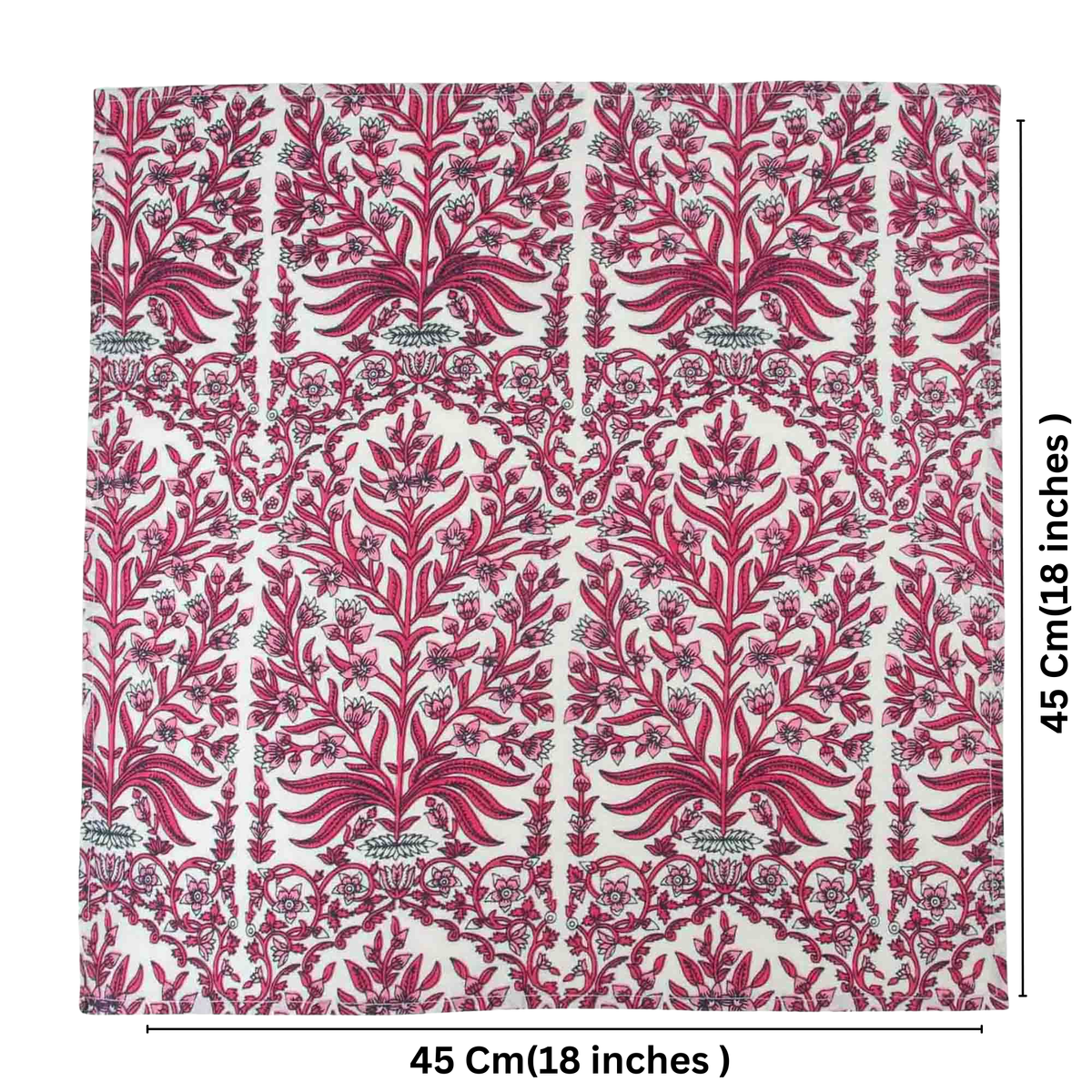 Dinner napkins  - Set of 10pc Multicolour 18'' Napkins S2