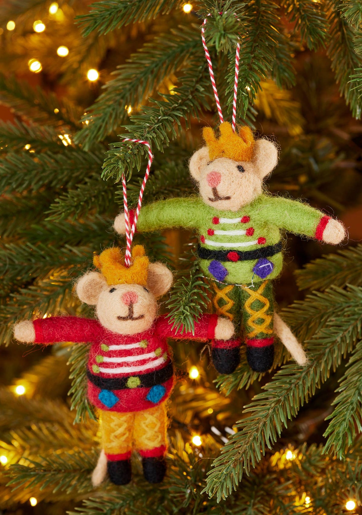 Felt Prince Mouse Decoration