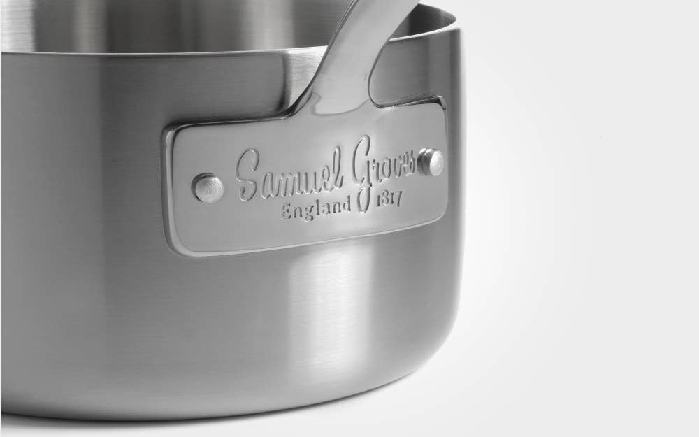 Classic 20cm Stainless Steel Triply Saucepan with Lid