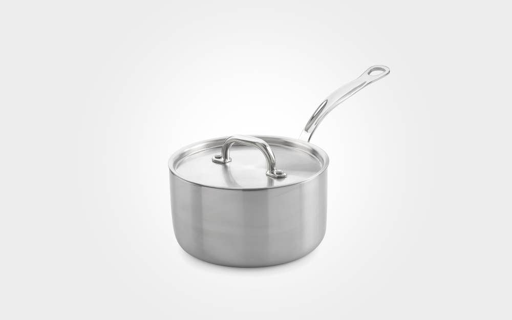 Classic 20cm Stainless Steel Triply Saucepan with Lid