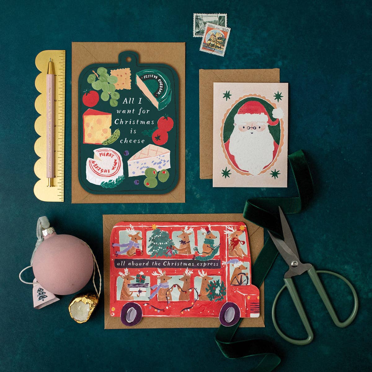 Cheeseboard Christmas Card | Holiday Cards | Christmas 2026