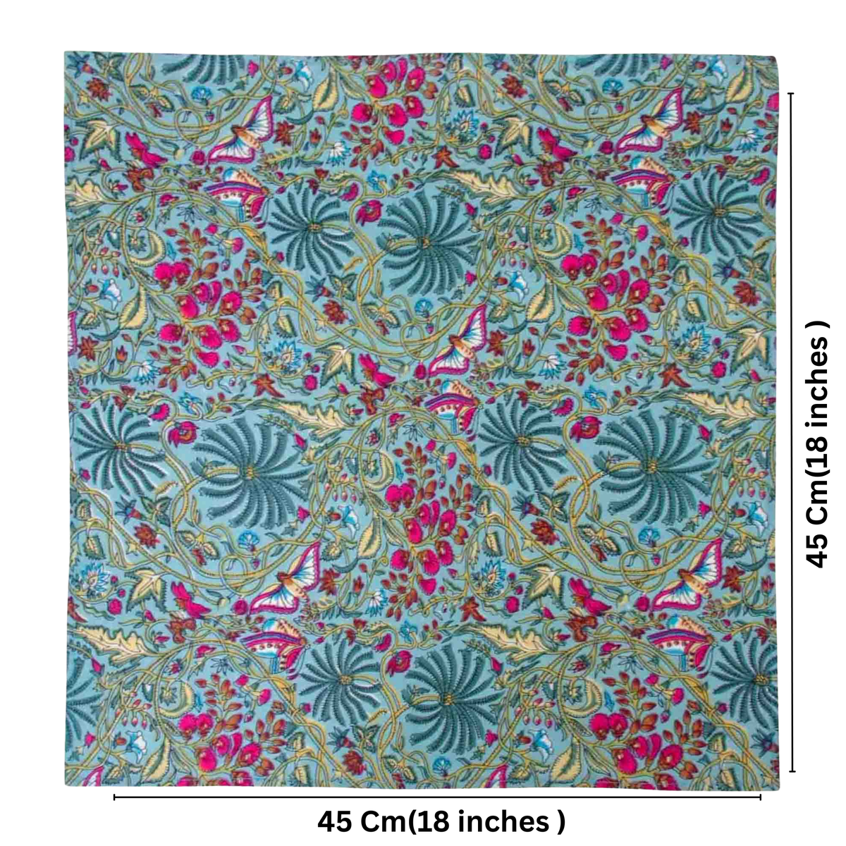 Dinner napkins  - Set of 10pc Multicolour 18'' Napkins S2
