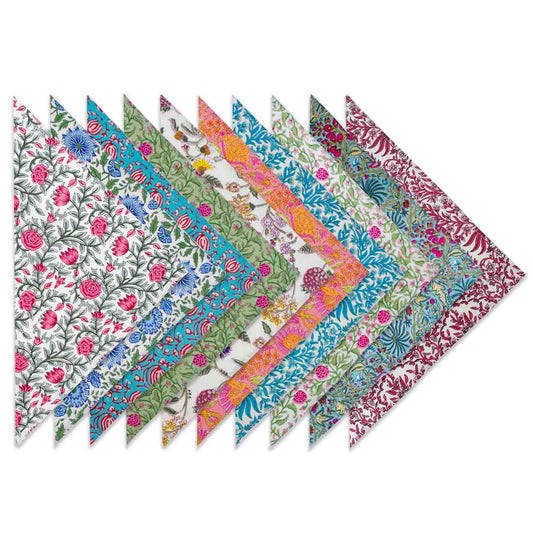 Dinner napkins  - Set of 10pc Multicolour 18'' Napkins S2
