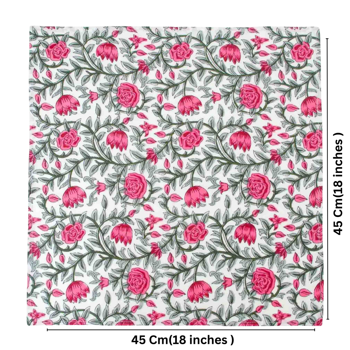Dinner napkins  - Set of 10pc Multicolour 18'' Napkins S2