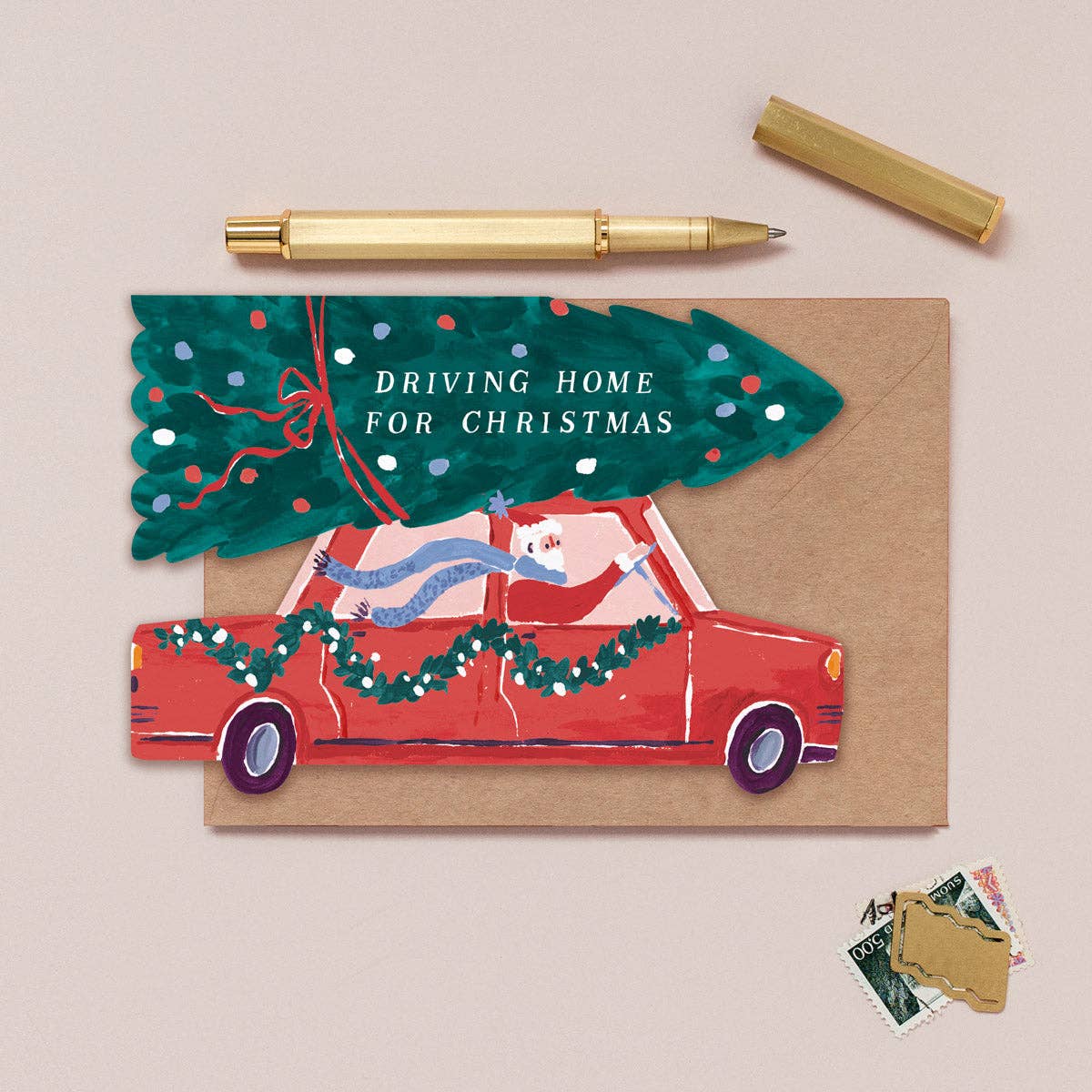 Driving Home For Christmas Card | Holiday Cards 2026