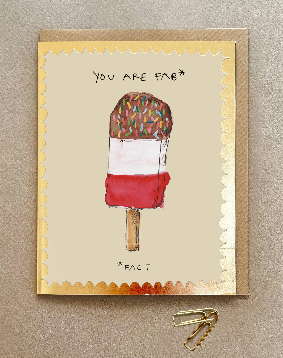 'You are Fab' Greetings Card - FP3482