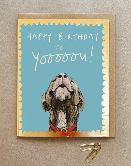 'Happy Birthday to Yooooou' Greetings Card - FP3480