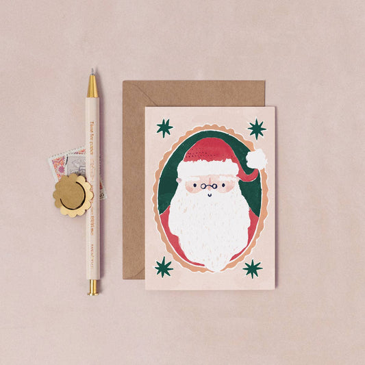 Santa Mini Christmas Card | Holiday Cards | Christmas 2026