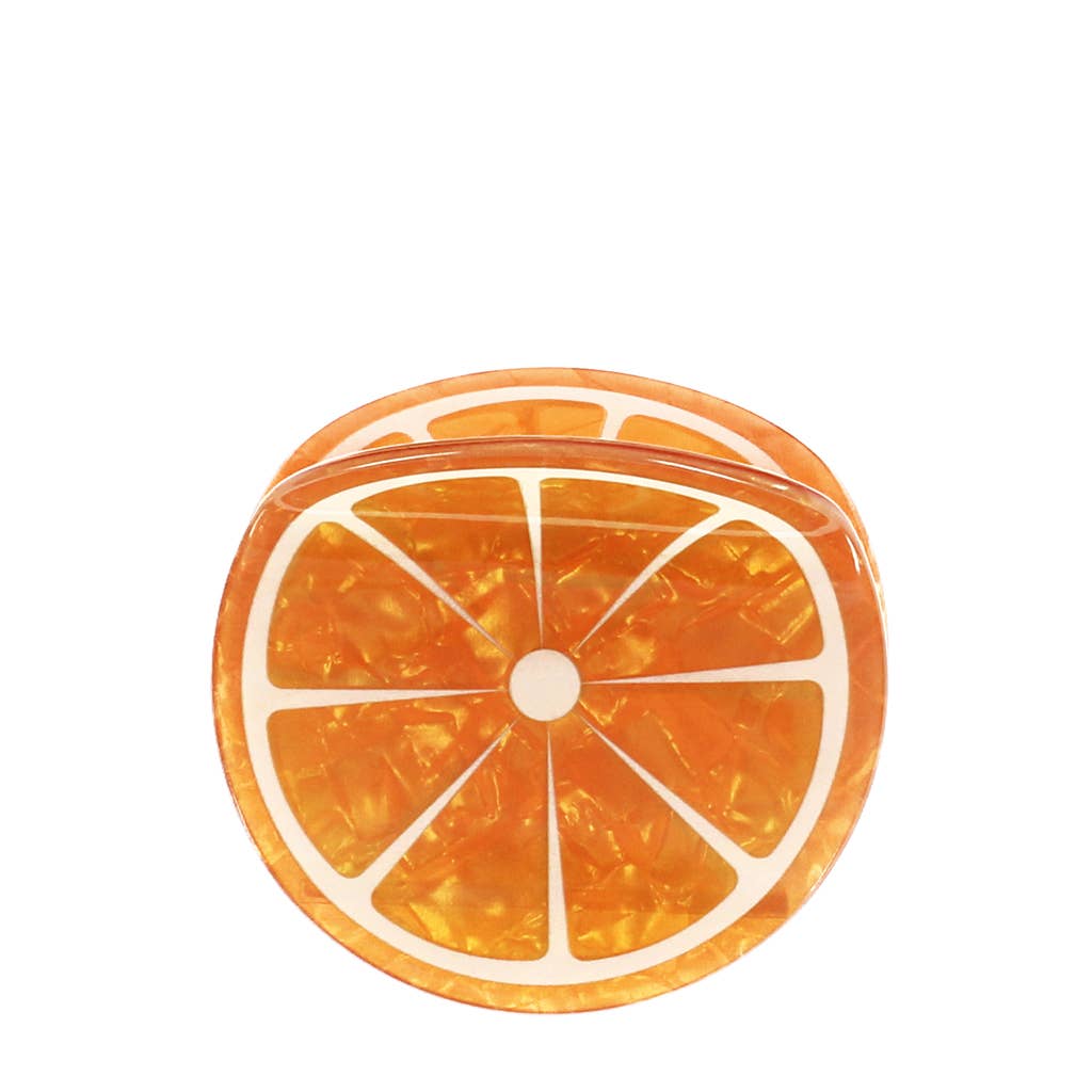 Hair claw clip - Orange