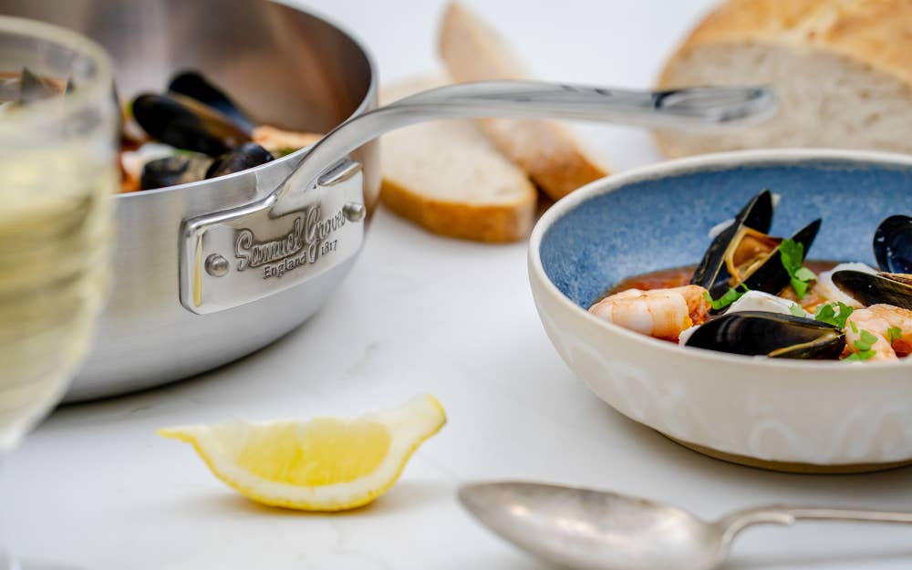 Classic 26cm Stainless Steel Triply Chefs Pan