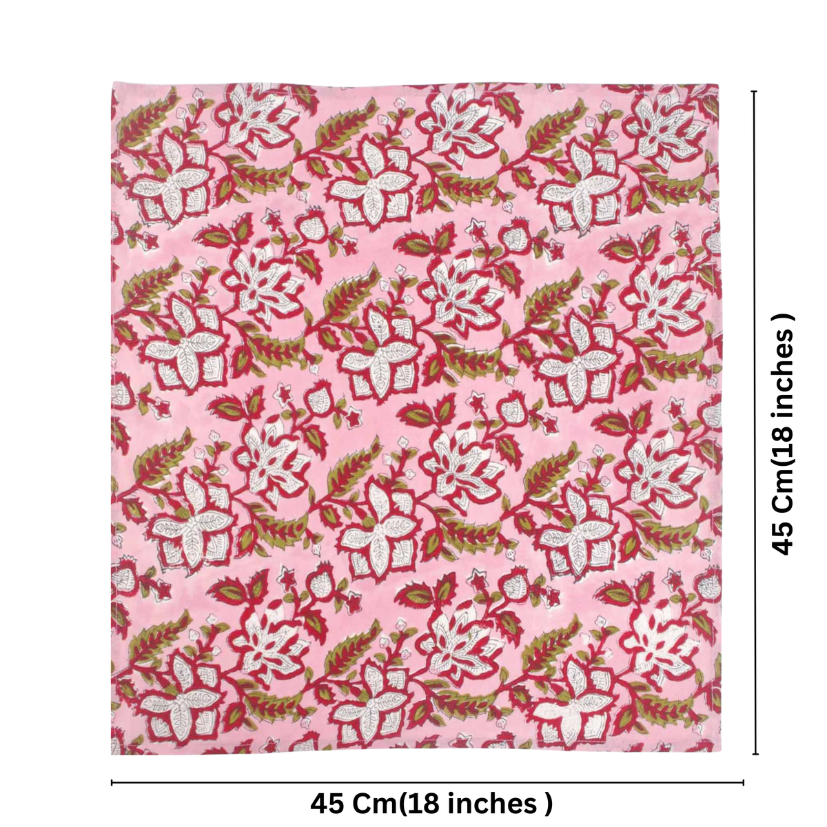 Dinner napkins  - Se of 10pc  Multicolor 18'' Napkins