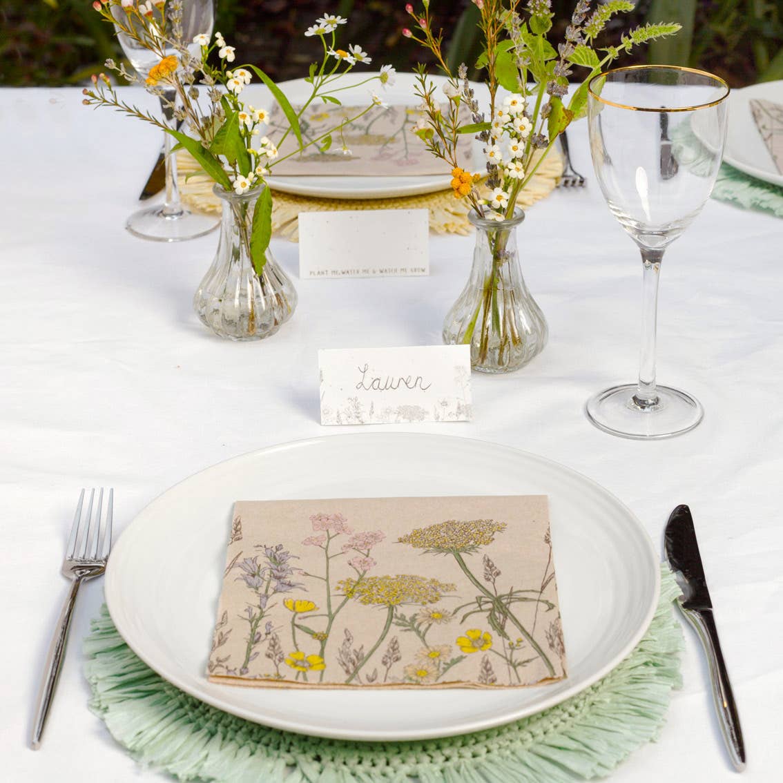 Colourful Raffia Placemats | Starter Set| Summer |