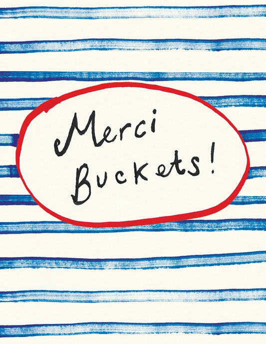 'Merci Buckets' Mini Greetings Card , FP3295