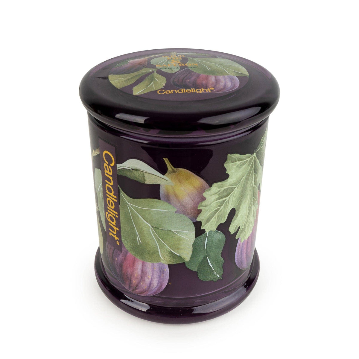 Large Lidded Glass Jar Candle - Wild Fig & Saffron 6pk