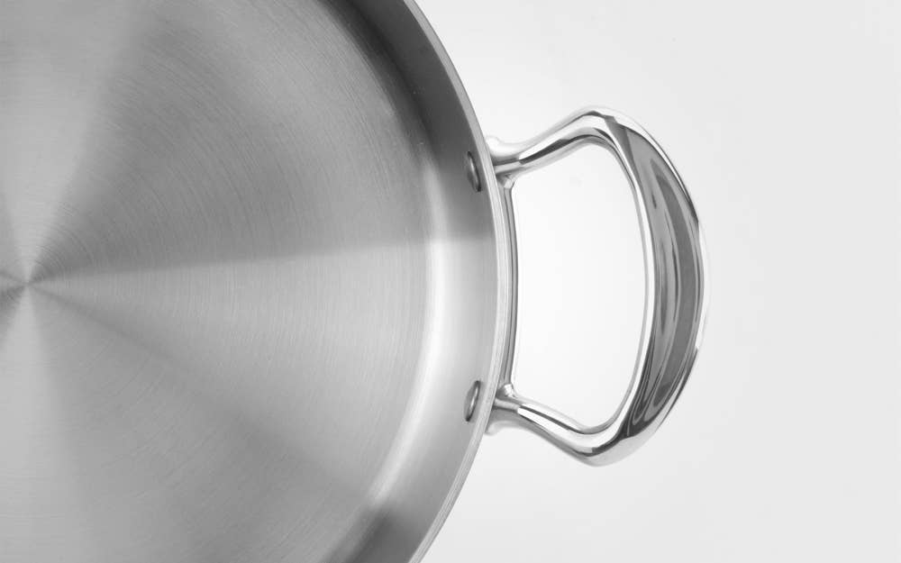 Classic 26cm Stainless Steel Triply Casserole Pan with Lid