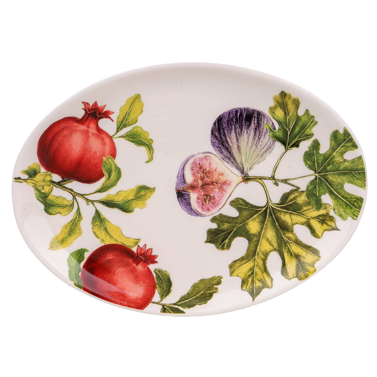 Oval Serving Platter - Fig & Pomegranate 4pk