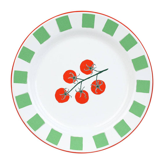 Tomato Enamel Plate - 20cm | Kitchenware |
