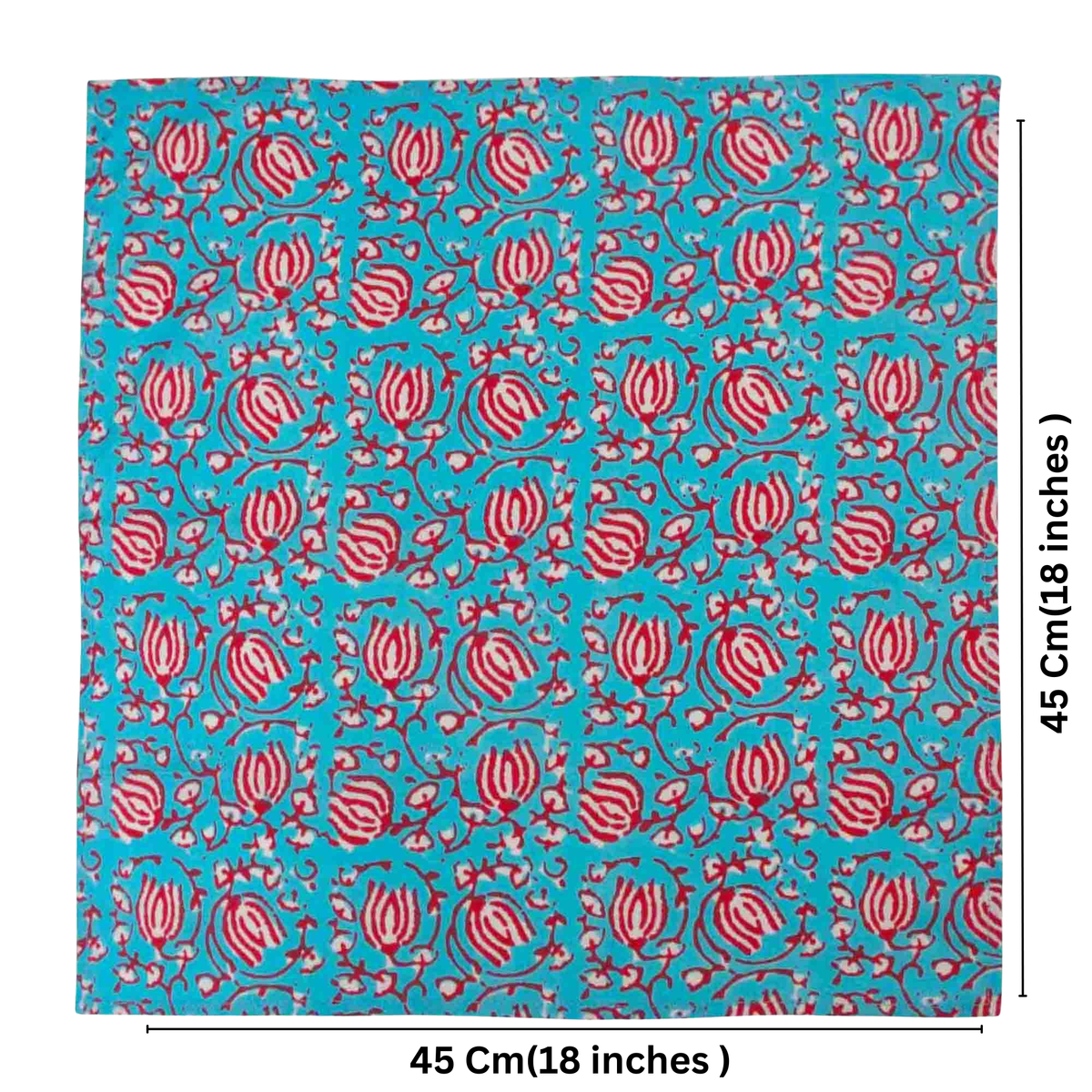 Dinner napkins  - Set of 10pc Multicolour 18'' Napkins S2