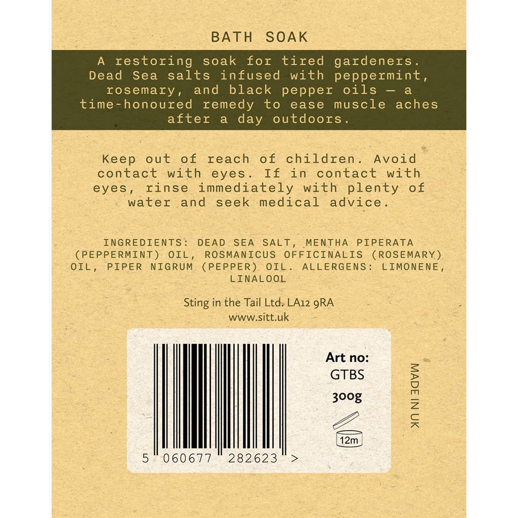 GARDENER'S COLLECTION - BATH SALTS